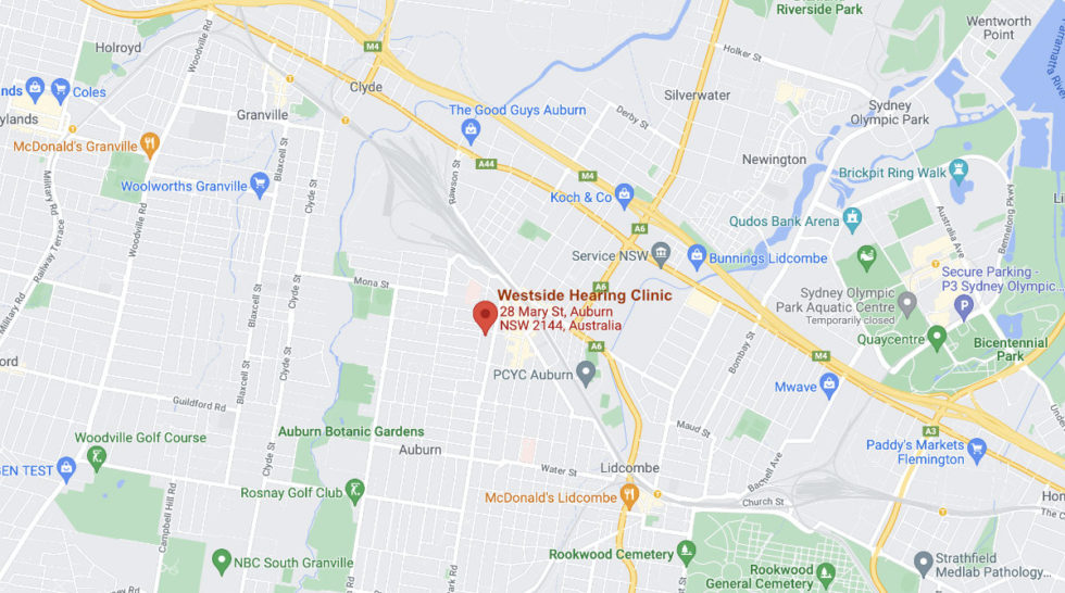 Westside Hearing Clinic Map 980x546 